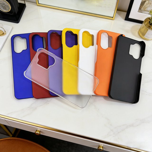 Matte Hartschalen-Handyhülle für Xiaomi Poco X8 Pro Max 5G in Gelb, ultradünne PC-Rückseite mit Anti-Fingerabdruck-Schutz - Bild 1