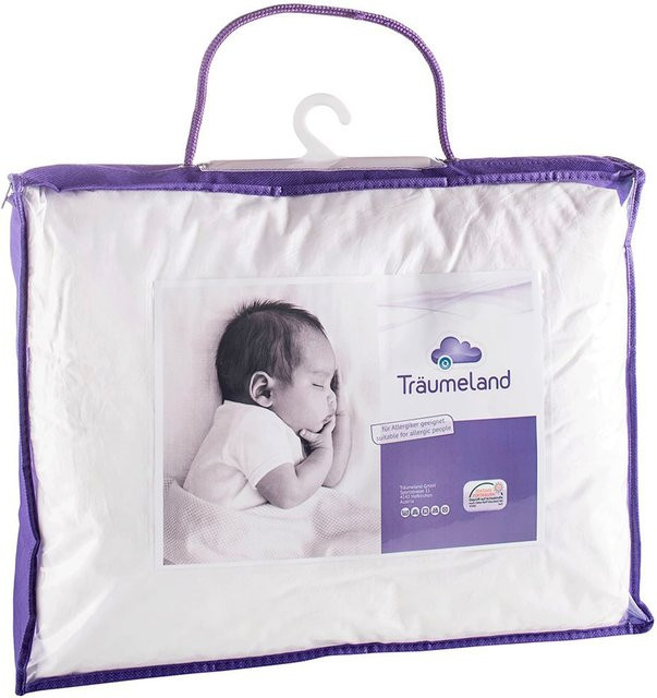 Träumeland Daunen-Steppbettdecke Daunentraum für Kinder, Weiß, B/H: 100 x 135 cm, 7.0 TOG - Bild 1