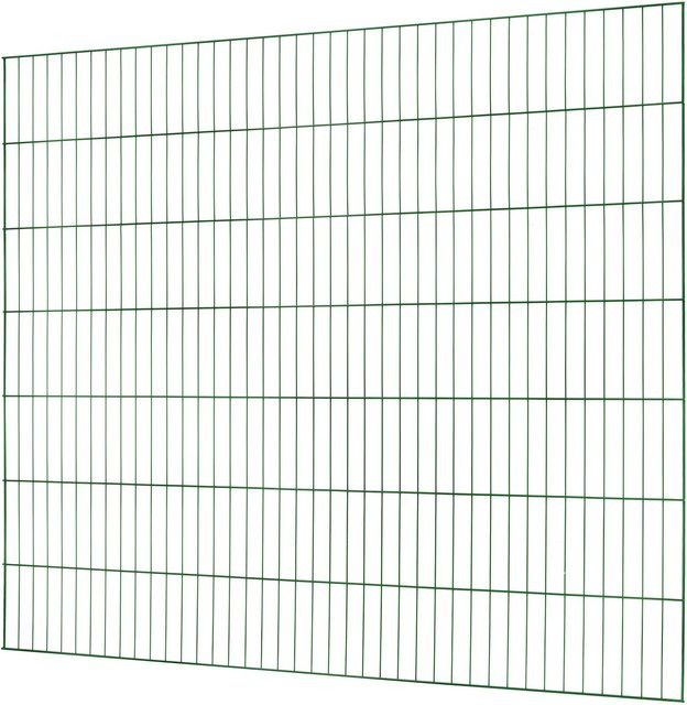 Einstabmattenzaun Classic Grün Höhe: 175 cm, Breite: 200 cm - Bild 1