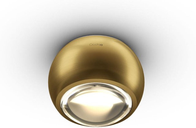 Occhio io alto v VOLT LED-Deckenstrahler in Bronze mit warmweißem Licht (3000K) dimmbar - Bild 1
