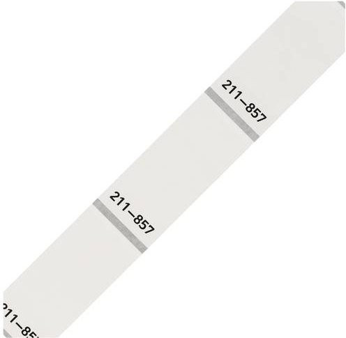 WAGO 211-857 Etiketten für Thermotransferbedruckung, Farbe Weiß, B: 44 mm x H: 18 mm, 500 Stück - Bild 1