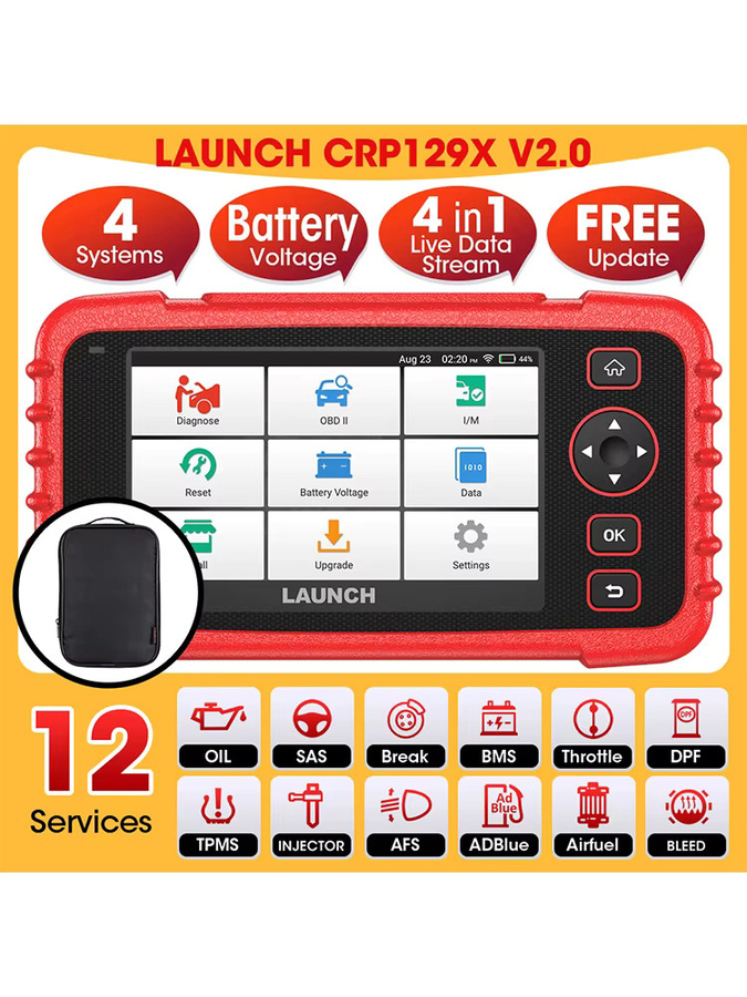 LAUNCH X431 CRP129X V2.0 OBDII Diagnosegerät Professioneller Kfz-Scanner - Bild 4