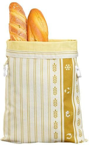 Yinxinyuey Brotbeutel aus wachsbeschichteter Baumwolle in Beige, atmungsaktiver und wiederverwendbarer Brotaufbewahrungsbeutel zur Feuchtigkeitsbarriere - Bild 1