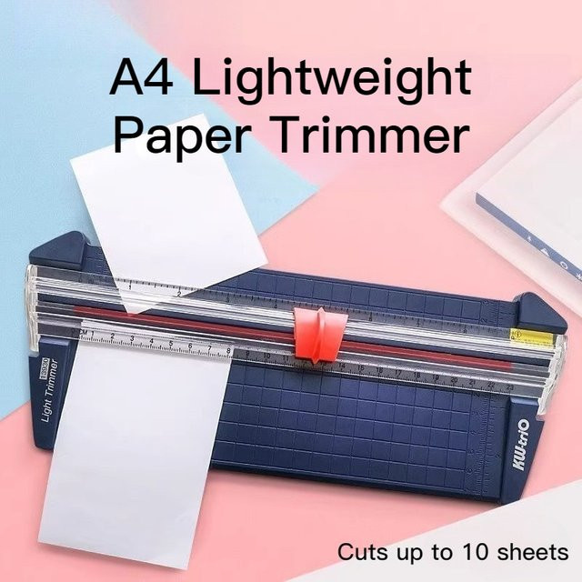 KW-TRIO Kompakter manueller Papierschneider mit Rotary-Messer für DIY-Projekte - Bild 1