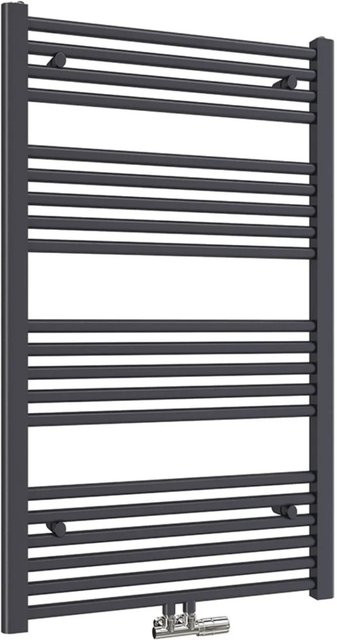 Emke Badheizkörper Handtuchwärmer in Anthrazit mit 498W, B: 60 cm, H: 100 cm - Bild 1