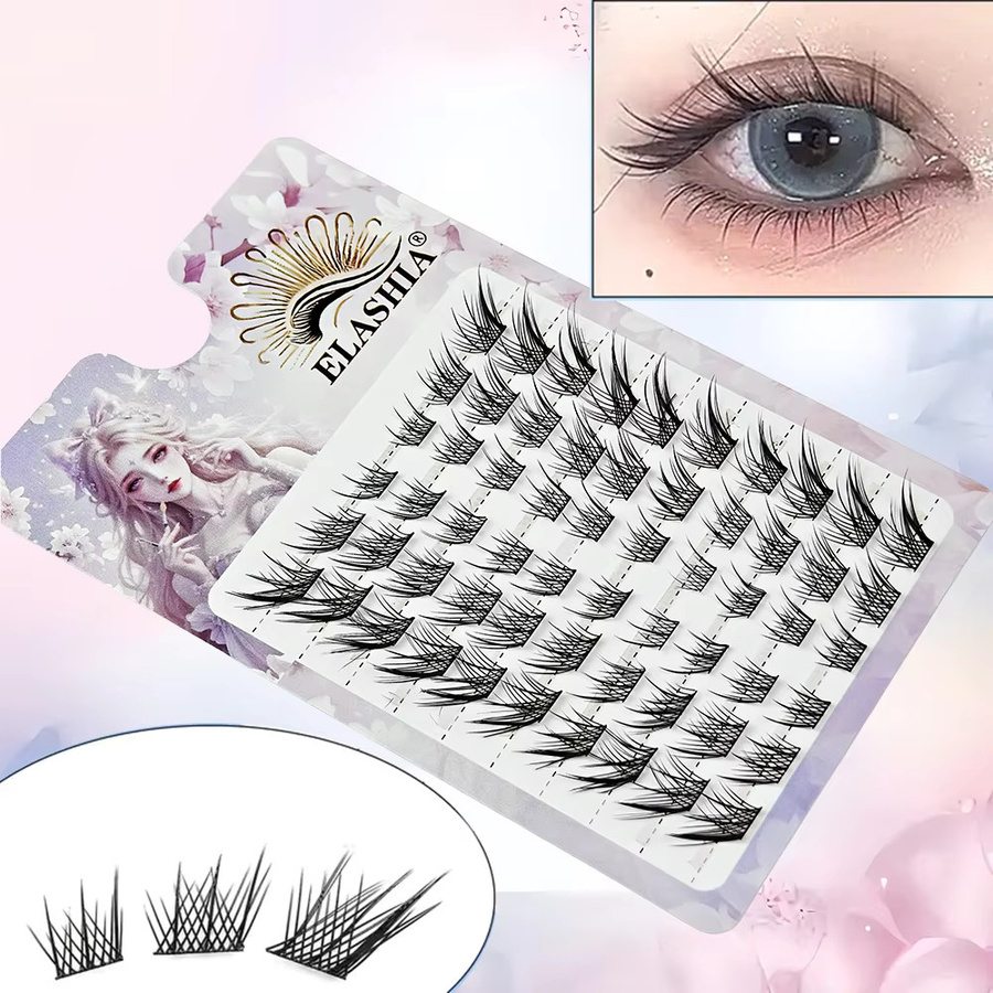Su Daji Künstliche Wimpern, Segmentierte Nerzwimpern, Unisex - Bild 2