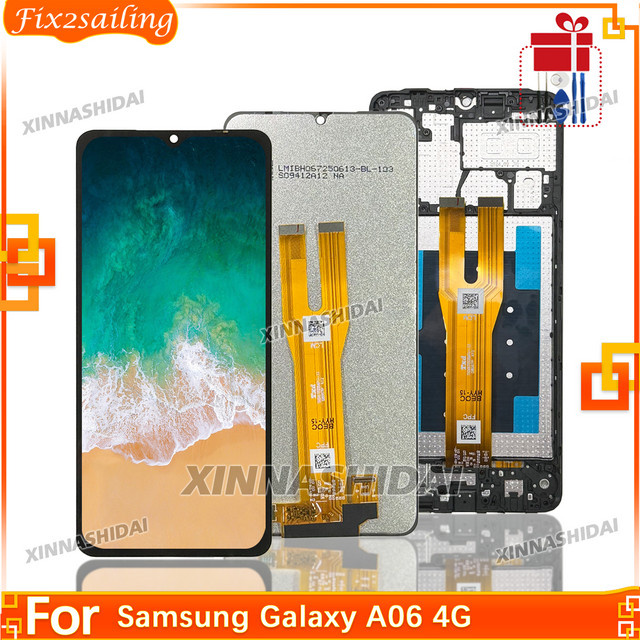 Samsung Galaxy A06 4G LCD Display mit Touchscreen Digitizer Montage Ersatz in Schwarz, 6,7 Zoll - Bild 1