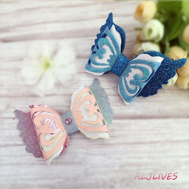 RLJLIVES Metall Schneidwerkzeuge Schablonen mit Meerjungfrau und Engel für DIY Scrapbooking und Papierdekoration, Mehrfarbig - Bild 1