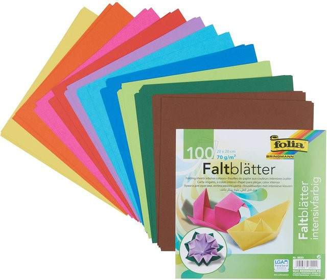 Multicolour Faltpapier, Breite: 20 cm, Höhe: 20 cm - Bild 1