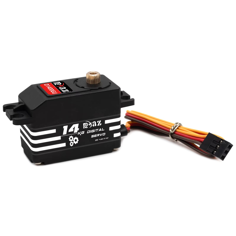 RCXAZ Digitales Servo, Metallgehäuse, Kupferzähne, Wasserdicht, für 1/10 RC-Auto- und Bootsmodell - Bild 4