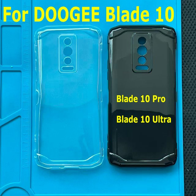 Umweltfreundliche Silikon-Schutzhülle für DOOGEE Blade 10 Pro und DOOGEE Blade 10 Ultra in Transparent - Bild 1