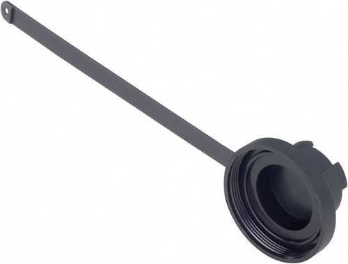 Bulgin PX0733 Rundstecker Schutzkappe in Schwarz - Bild 1