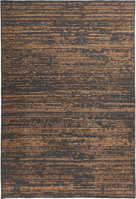 Kayoom Flachflorteppich Kalea 125 Gelb mit Relief-Design im Used-Look B/H/L: 120 x 0,8 x 170 cm - Bild 1