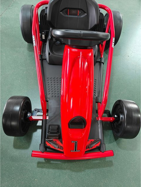 HOMCOM Elektro Go-Kart, Gokart mit Drift-Funktion, Rot, ab 8 Jahre - Bild 1