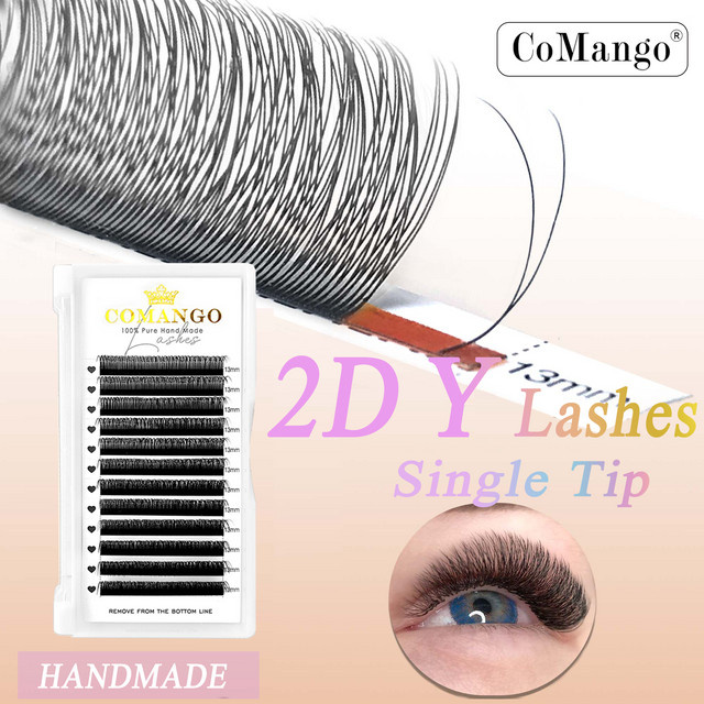 CoMango 2D YY Wimpernverlängerung, natürlich, Unisex - Bild 1