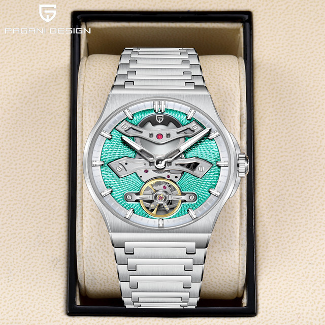 Pagani Design Armbanduhr, Automatik, Edelstahl, Saphirglas, 42 mm, Herren - Bild 1