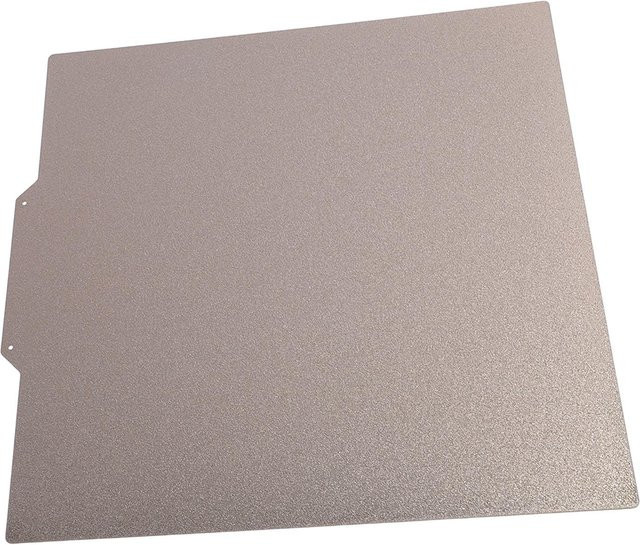 QIDI Flexible Bauplatte mit Magnetbasis für FDM 3D-Drucker, Strukturiertes PEI und Glattes PEO, Grau, 250 x 250 mm - Bild 1