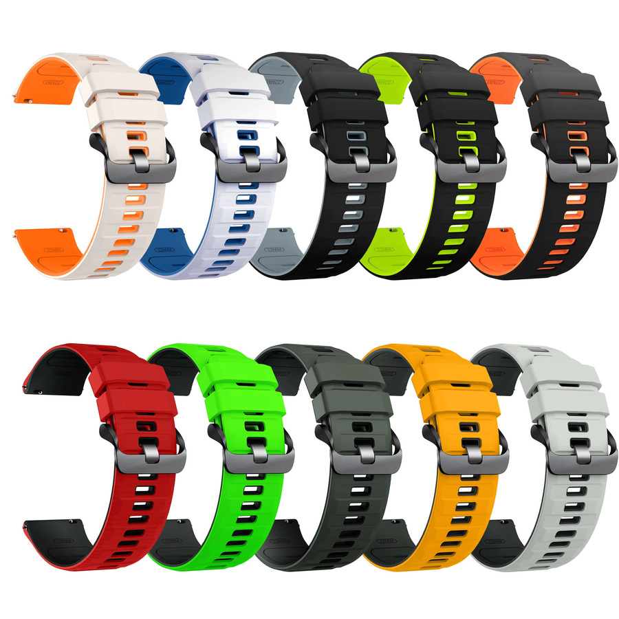 Amazfit Uhrenarmband, Silikon, zweifarbig, Unisex - Bild 3