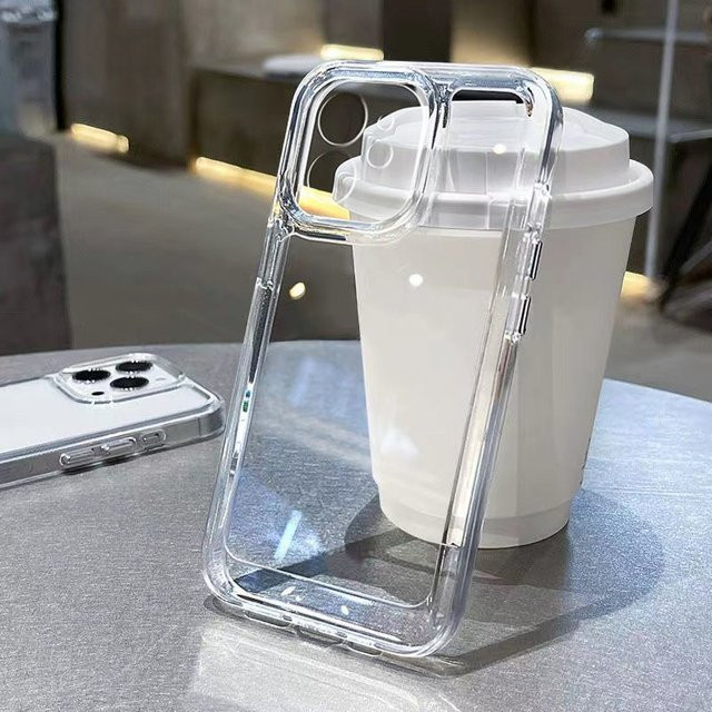 Stoßfeste TPU Handyhülle Air Cover für iPhone 12 bis iPhone 17 Pro Max in Transparent - Bild 1