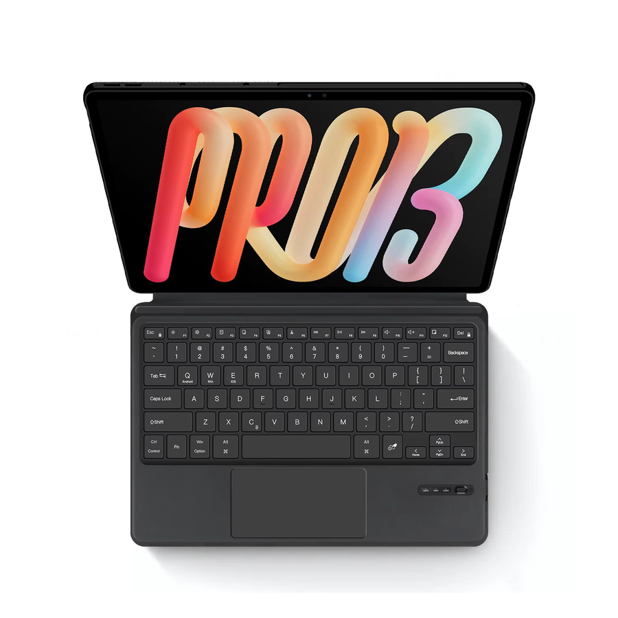 AJIUYU Touchpad-Tastatur und Hülle für Lenovo Xiaoxin Pad Pro 13 / GT 13 Zoll 2026 und Idea Tab Pro Gen 2 13 Zoll, Schwarz - Bild 3