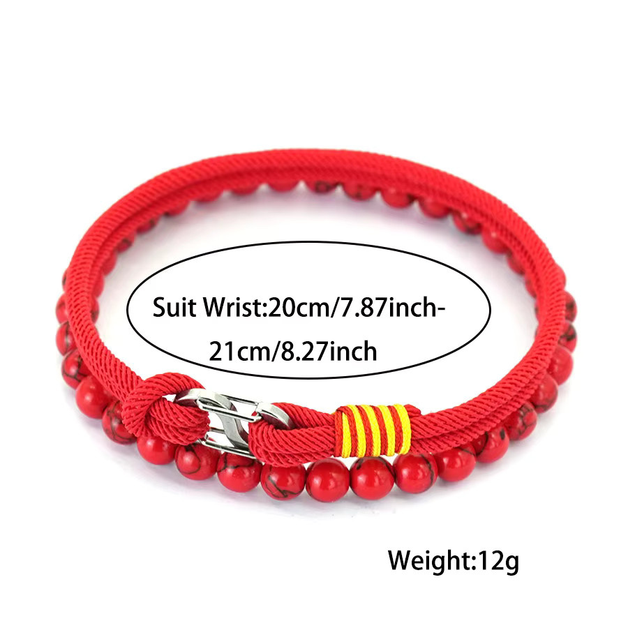 Armband-Set Herren, Edelstahl, Perle, Bunt - Bild 2