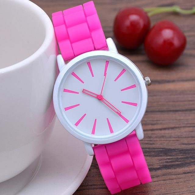 UTHAI Armbanduhr Quarz, Silikon, Weiß, Damen - Bild 1