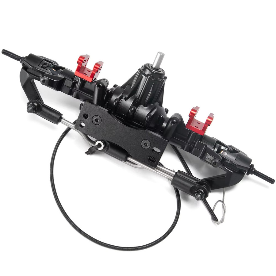 AXSPEED RC Auto Achse, Aluminiumlegierung, Vorder- und Hinterachse mit Differenzialsperre, 1/10 RC Crawler D90 TF2 Upgrade-Teile - Bild 3