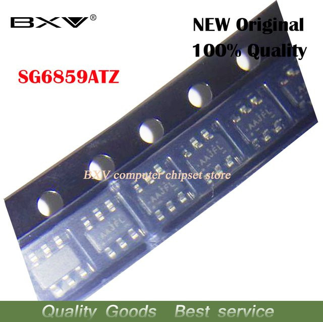 10 Stück SG6859ATZ SMD-Bauteil SOT23-6 in Schwarz - Bild 1