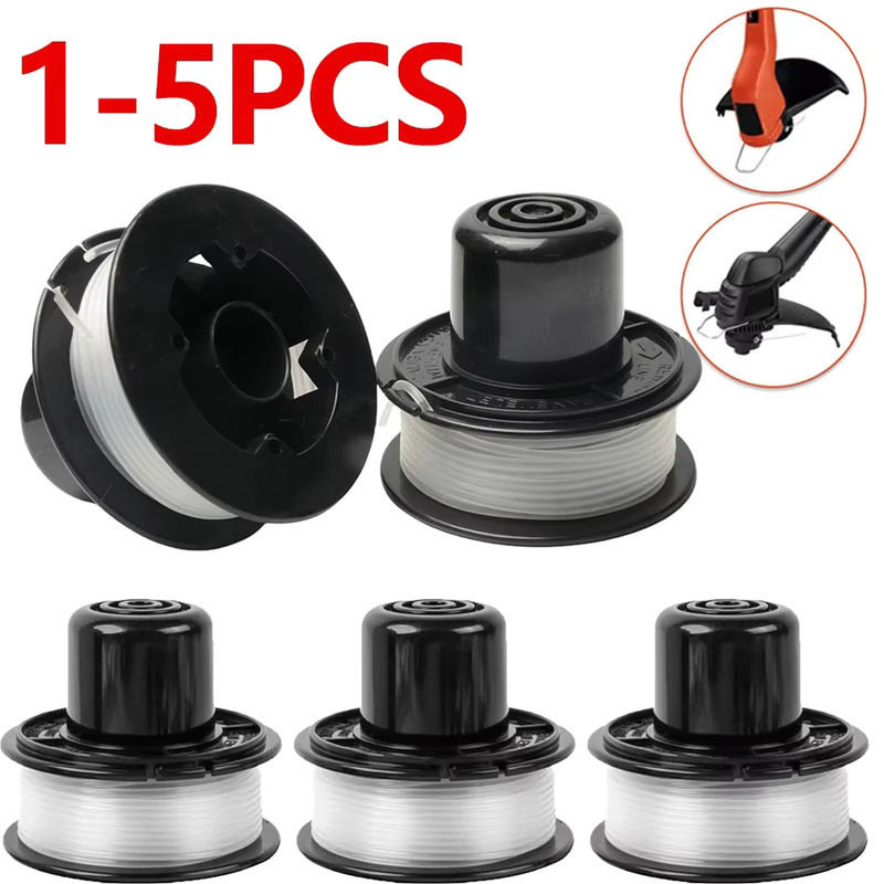 Shunmaii Spule und Kappe Combo für Black+Decker mit 6,1 m Trimmer Line und Feder in Schwarz - Bild 3