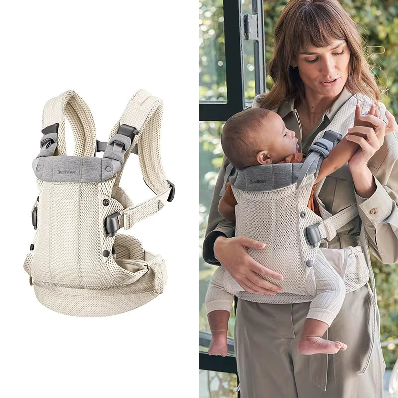 BabyBjörn Babytrage aus 3D-Mesh in Weiß für Neugeborene und Kleinkinder - Bild 7