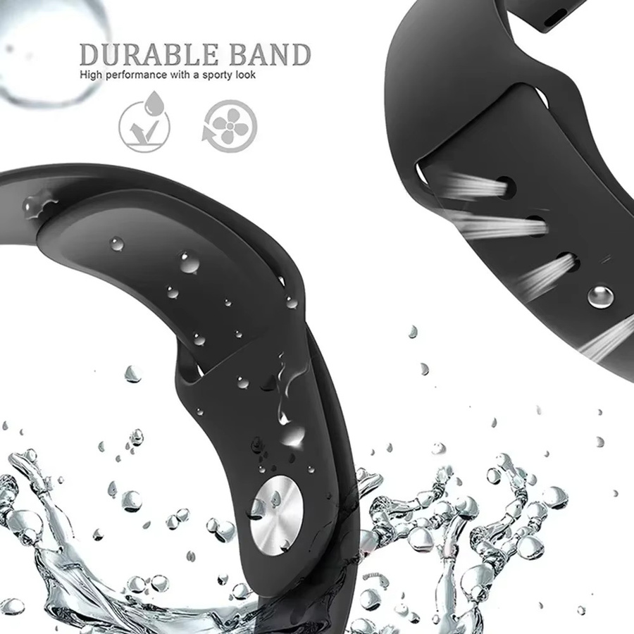 CMF Uhrenarmband Silikon, 22 mm, Schwarz, Unisex - Bild 2