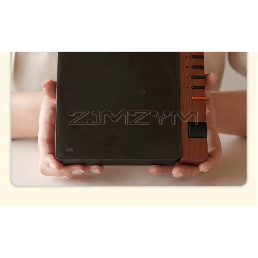 ZJMZYM R300 Retro CD-Player in Weiß mit Bluetooth 5.3 unterstützt CD, MP3, WAV und WMA - Bild 2