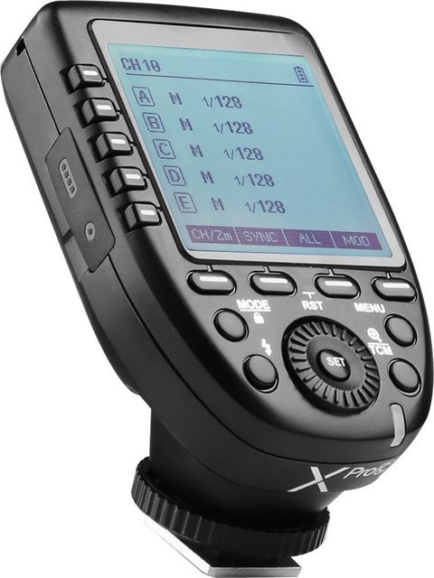 Godox Xpro Funkblitzlöser 2.4G TTL für Canon Nikon Sony Fuji Olympus Pentax in Schwarz - Bild 1