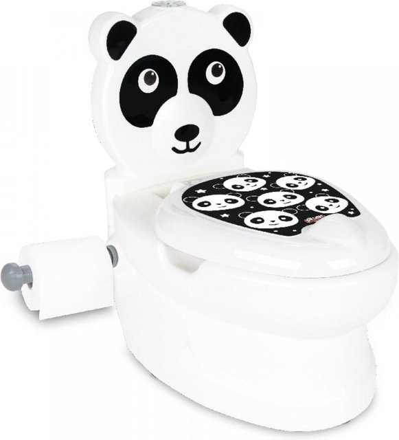 Pilsan Töpfchen Panda 07561 mit Musik, Licht und Klappdeckel in Weiß - Bild 1
