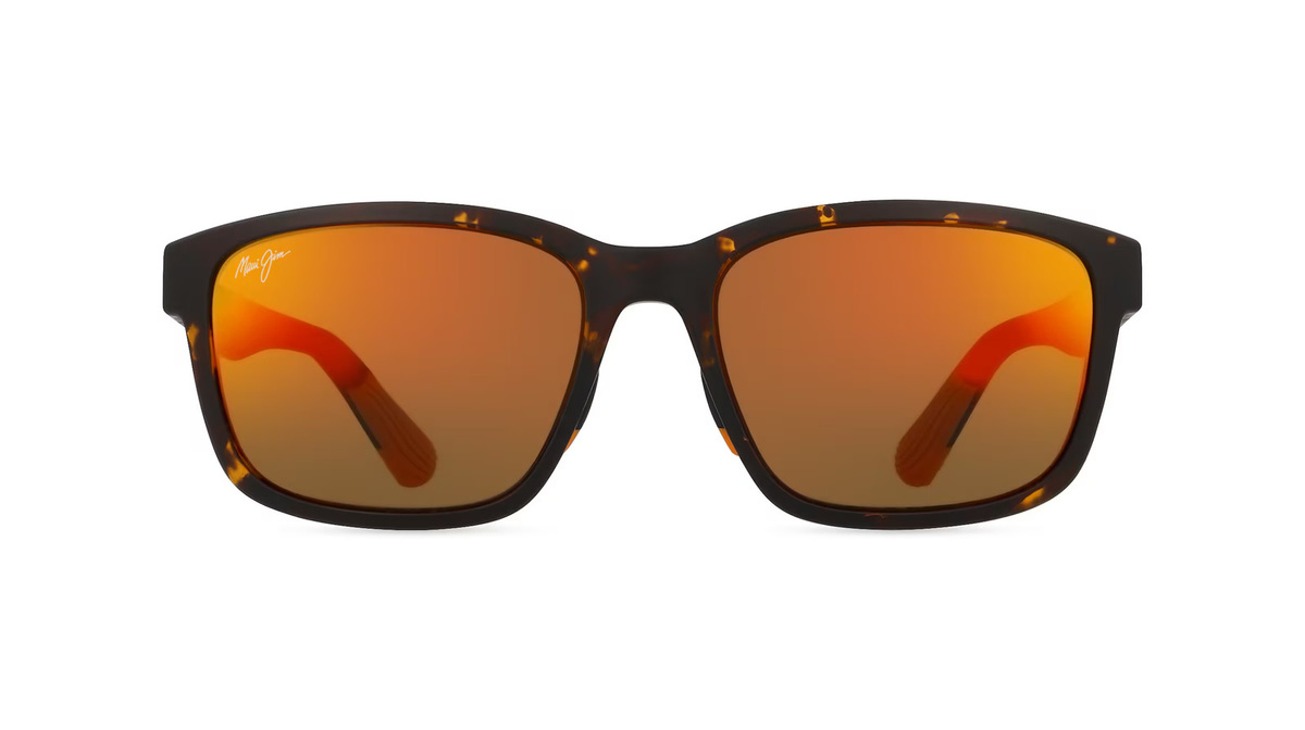 Maui Jim MJ0648SA Sonnenbrille, Vollrand, Quadratisch, Kunststoff, Herren, Havanna - Bild 1