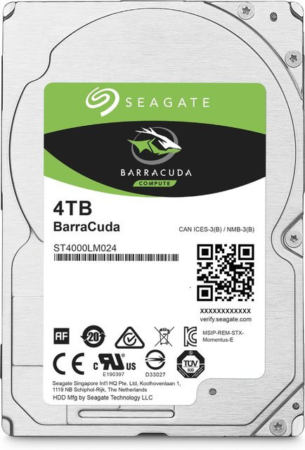 Seagate BarraCuda 2,5 Zoll Interne HDD Festplatte 4TB Silber - Bild 1