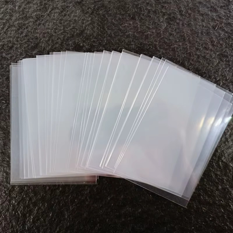 ZYF 3er Set transparente Kartenhüllen für Sammelkarten und Idol-Alben, unversiegelt, B: 61 x 88 mm und 65 x 90 mm - Bild 3