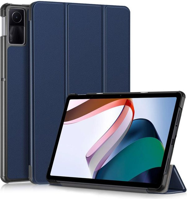 Xiaomi Redmi Pad SE 11 Zoll Hülle mit Klappständer und Smart Cover in Blau - Bild 1