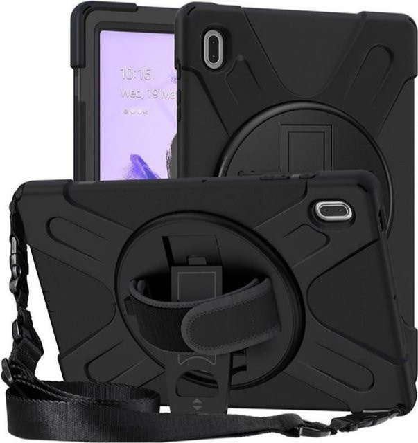eSTUFF Stoßfänger Etui für Samsung Galaxy Tab S7 FE (12.4 Zoll), Schwarz - Bild 1