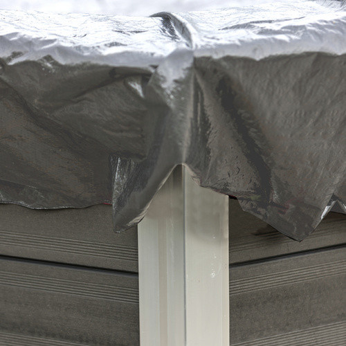 GRE Winterabdeckplane aus PVC in Grau, Breite: 275 cm - Bild 3
