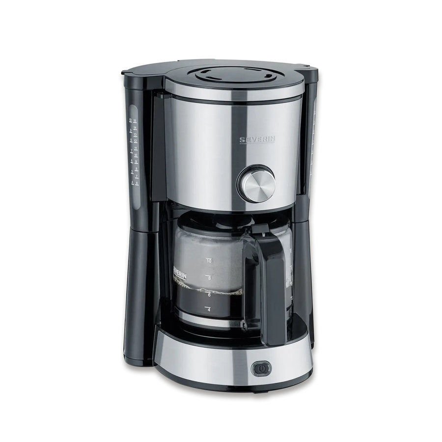 Severin TypeSwitch Filterkaffeemaschine KA 4825, Schwarz/Edelstahl, 1,25 l, B: 23,0 cm, H: 34,0 cm, T: 26,0 cm - Bild 6