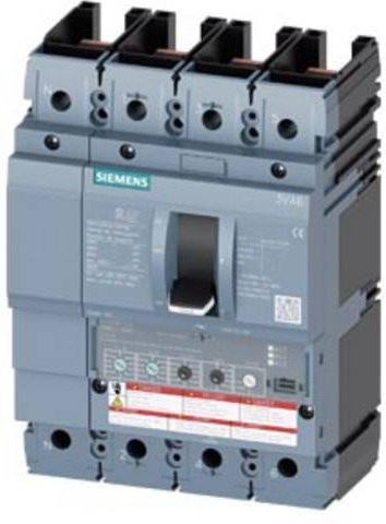 Siemens 3VA6140-7HN41-2AA0 Leistungsschalter in Grau mit einem Einstellbereich von 16 - 40A und einer maximalen Schaltspannung von 600 V/AC - Bild 1