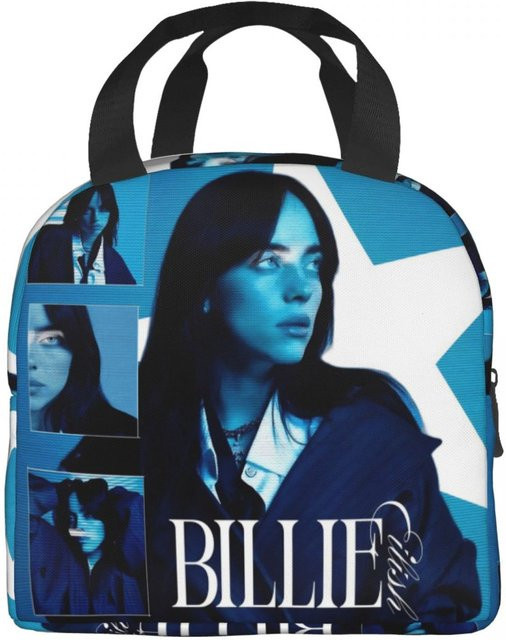 Isolierte Lunchbox B-Billie-Girl E-eilish von Fancy Style Studio in Blau - Bild 1