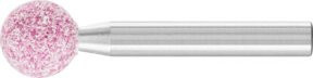 PFERD TOOLS STEEL Schleifstift Kugel A46 in Pink für Stahl und Stahlguss, Durchmesser: 13 x 13 mm, Schaft-Durchmesser: 6 mm - Bild 1