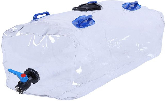 Aimo Wasserspeicherblase aus PVC, tragbarer faltbarer Wassertank für Camping und Notfälle, transparent, 30 Gallonen - Bild 1
