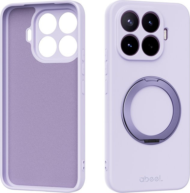 Xiaomi MagSafe Schutzhülle für Mi 17T Pro aus weichem Flüssigsilikon mit Ringständer in Purple - Bild 1