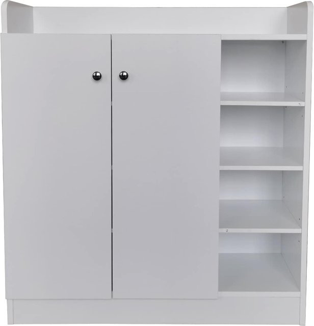 HTI-Living Sideboard mit 8 Regalfächern in Weiß aus Spanplatte - Bild 1