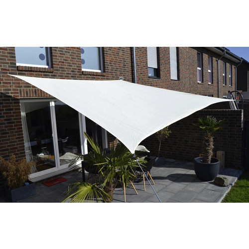 Vierecksonnensegel Floracord aus HDPE in Cremeweiß, B/T: 360 x 360 cm - Bild 3