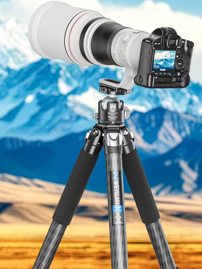 WEYLLAN GX9 Professionelles Hochleistungs-Kamerastativ mit 40 mm Beinrohr und einer maximalen Belastbarkeit von 30 kg für die Vogelbeobachtung - Bild 6
