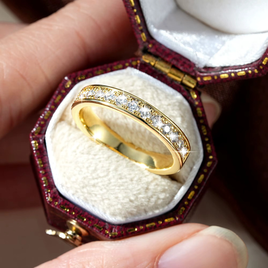 Celestinova Verlobungsring, Gold, Moissanit, Damen - Bild 2